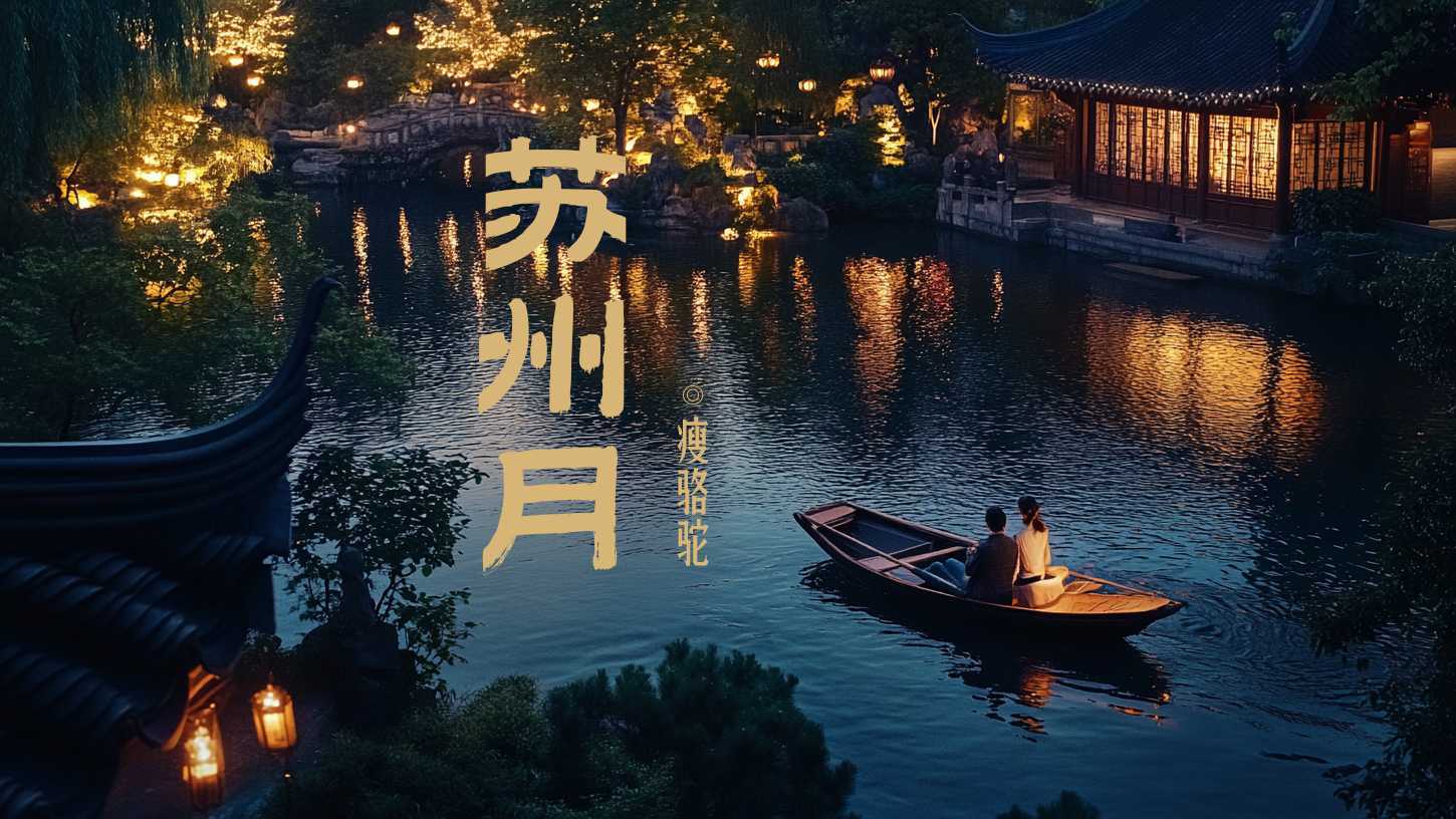 AI音乐MV 苏州月